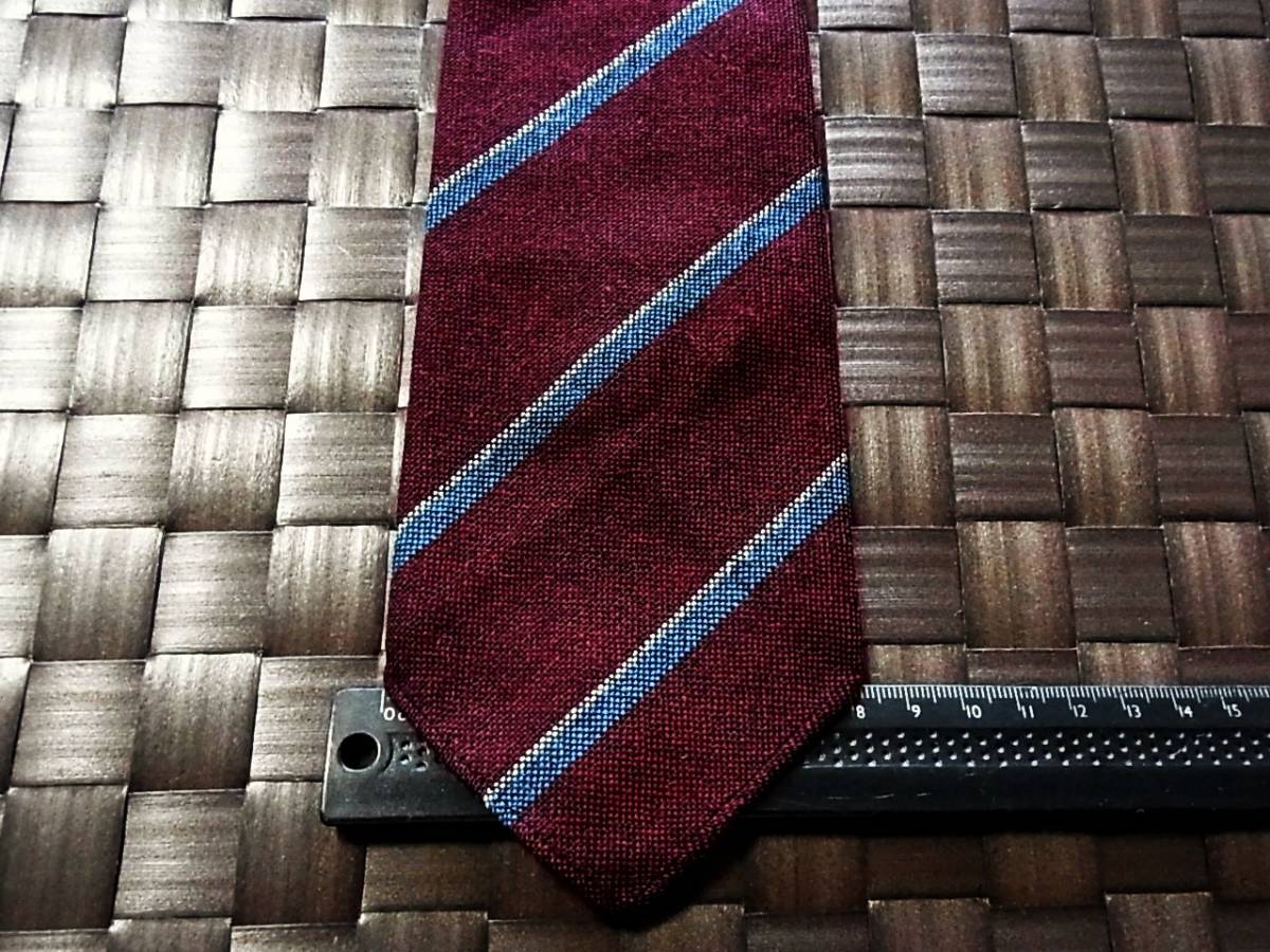 yW1209美品【ウール100%】CLANSMAN クランスマン ザ・タイ ネクタイ●拍卖