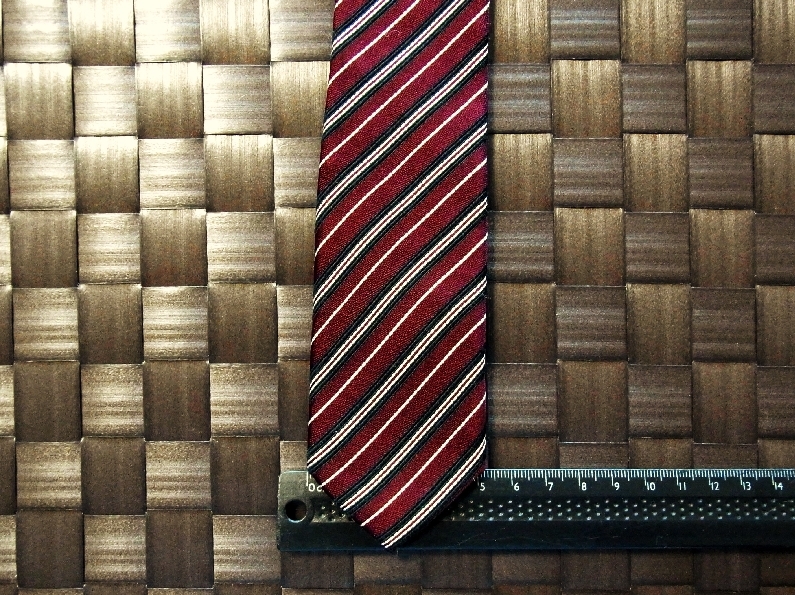 yW0913美品【シルク80%・コットン20%】THE SUIT COMPANY スーツカンパニー ザ・タイ ネクタイ●拍卖