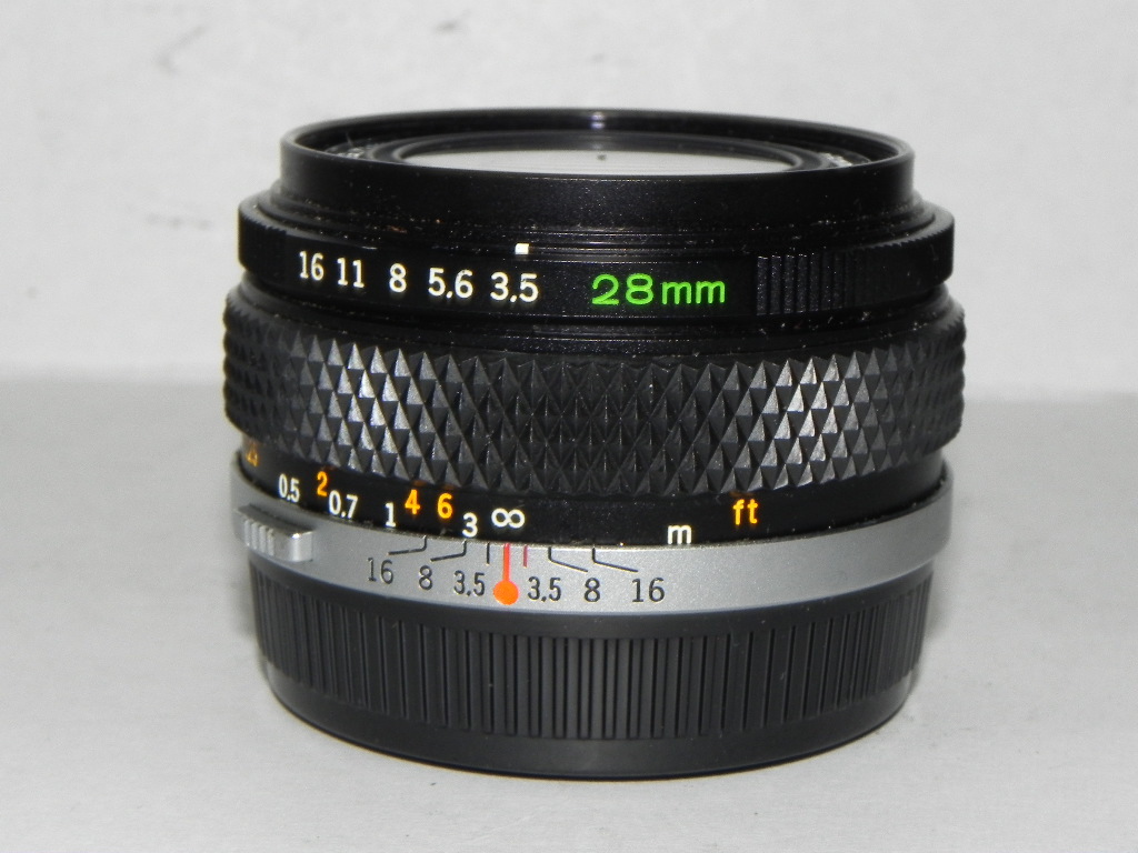 OLYMPUS OM-SYSTEM G.ZUIKO AUTO-W 28mm/f3.5 レンズ(中古良品)拍卖
