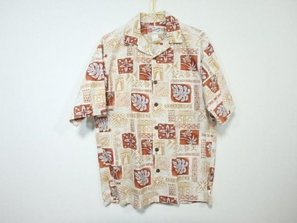 HiloHattie ハワイアンオリジナル クラシック 米製 アロハシャツ L拍卖