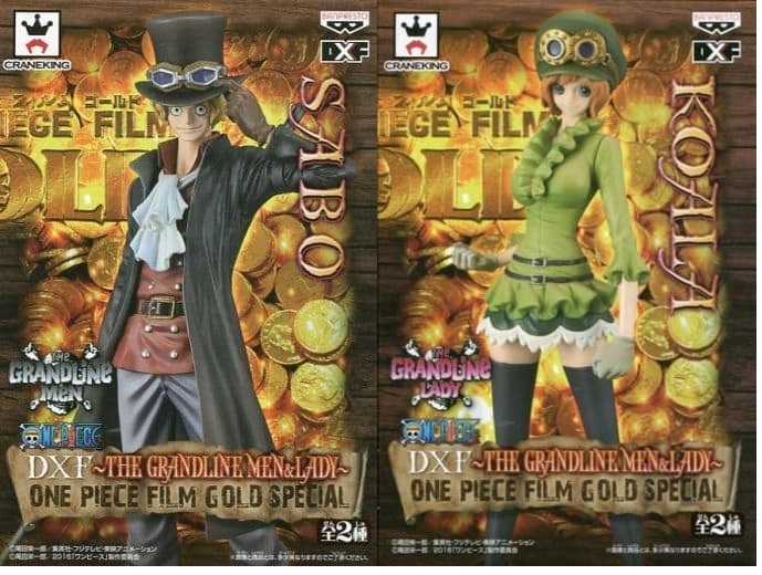 ワンピース DXF THE GRANDLINE MEN&LADY ONE PIECE FILM GOLD SPECIAL サボ コアラ 全2種セット モーリーファンタジー限定拍卖