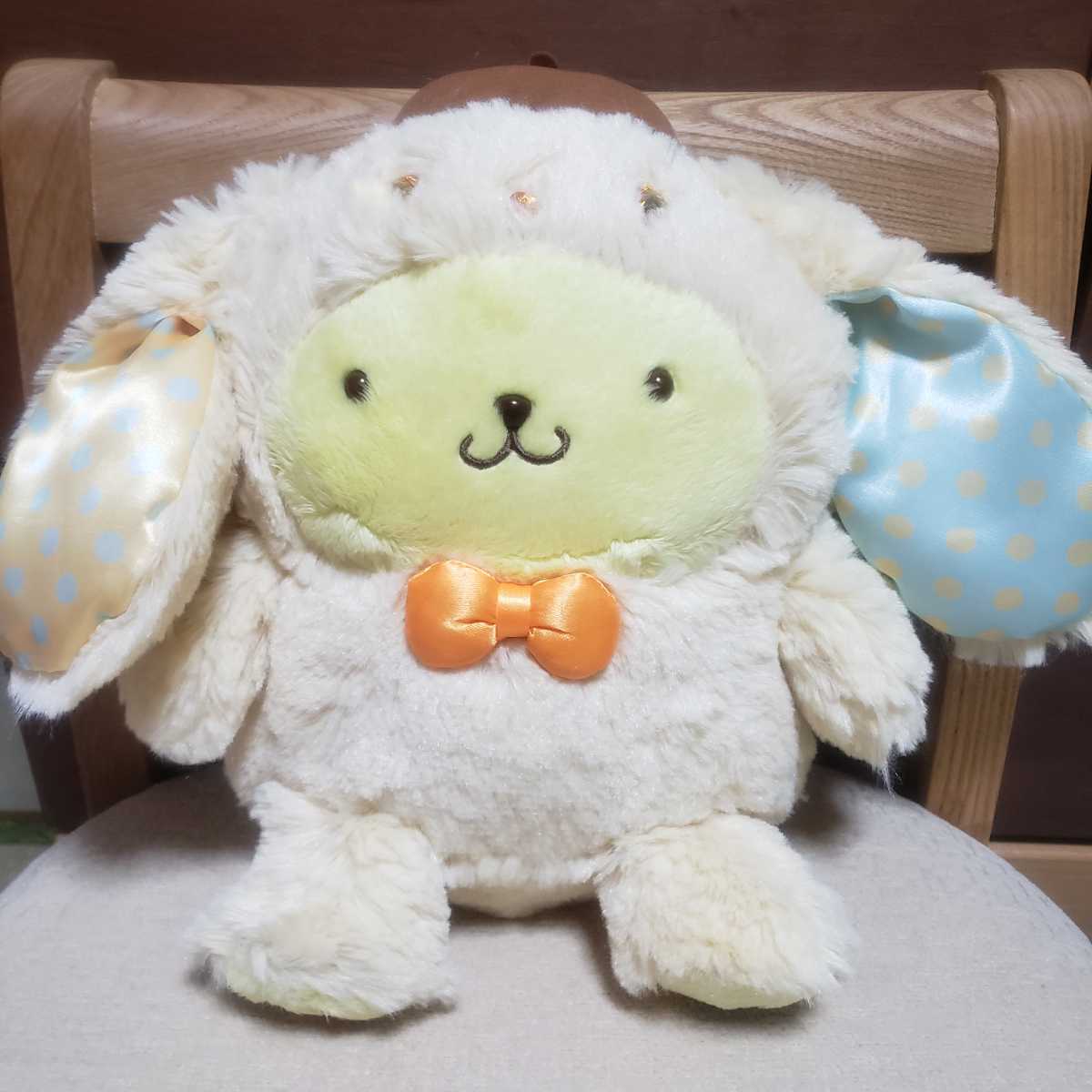 即決! プリン イースター うさぎ ぬいぐるみ 水玉拍卖