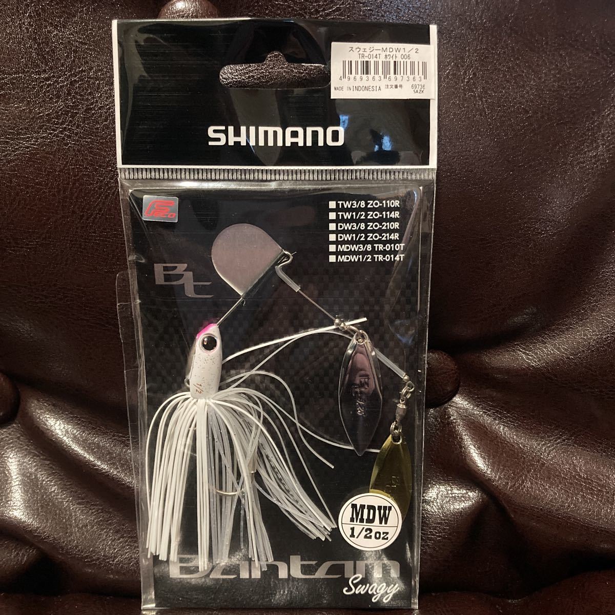 MDW1/2オンス バンタム スウェジー 新品 ホワイト シマノ バス BASS スピナーベイト SHIMANO拍卖