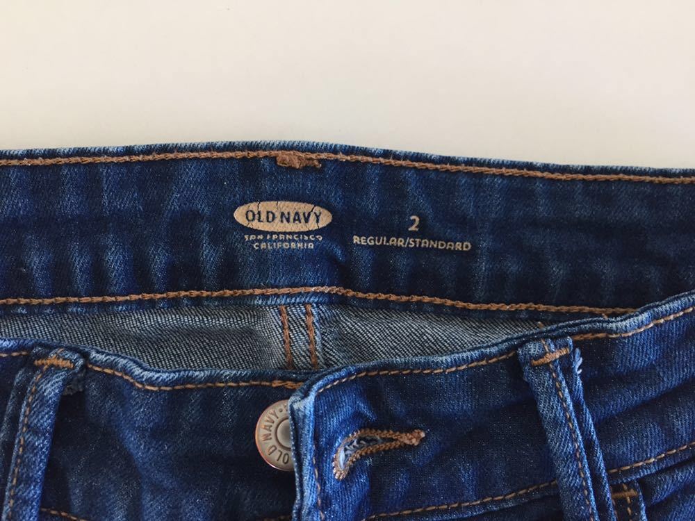 評価2100記念 OLD NAVY オールドネイビー レギュラー スタンダート ジーンズ サイズ2 デニムパンツ拍卖