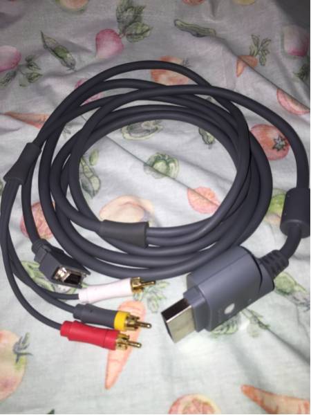 ★XBOX360純正AVケーブル D端子付/コンポジット★XBOX360 D CONNECTION HD AV CABLE★送料込み拍卖