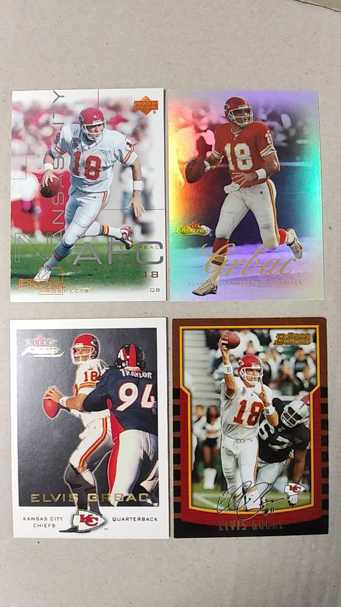 NFLカード ELVIS GRBAC 10種 Zz チーフス QB拍卖