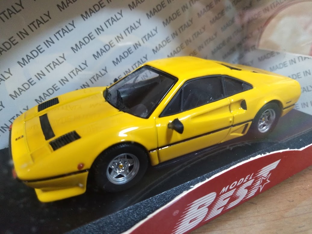 フェラーリ 208 GTB ターボ 1982年 1/43 ベストモデル 新品 貴重品 イエロー黄 FERRARI TURBO BESTMODEL拍卖