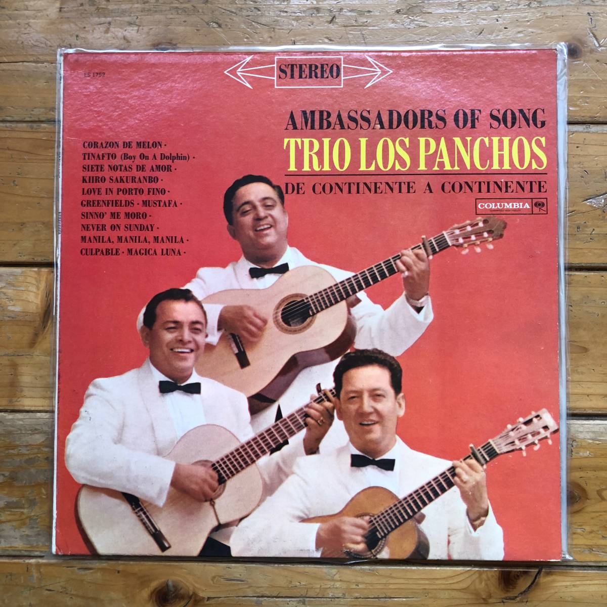 TRIO LOS PANCHOS トリオ・ロス・パンチョス★AMBASSADORS OF SONG 米国盤LP!拍卖