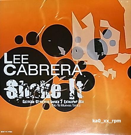 ★☆Lee-Cabrera「Shake It (No Te Muevas Tanto)」☆★拍卖