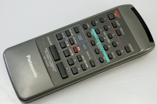 ○((送料無料)) Panasonic パナソニック オーディオ リモコン RAK-RX324W 動作OK拍卖