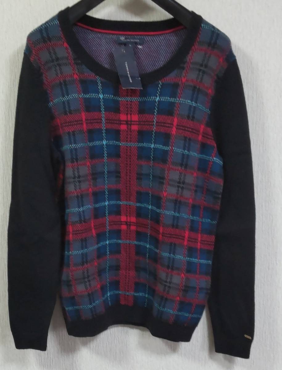 新品●TOMMYHILFIGER●トミーヒルフィガー◆セーター◆チェック●М拍卖