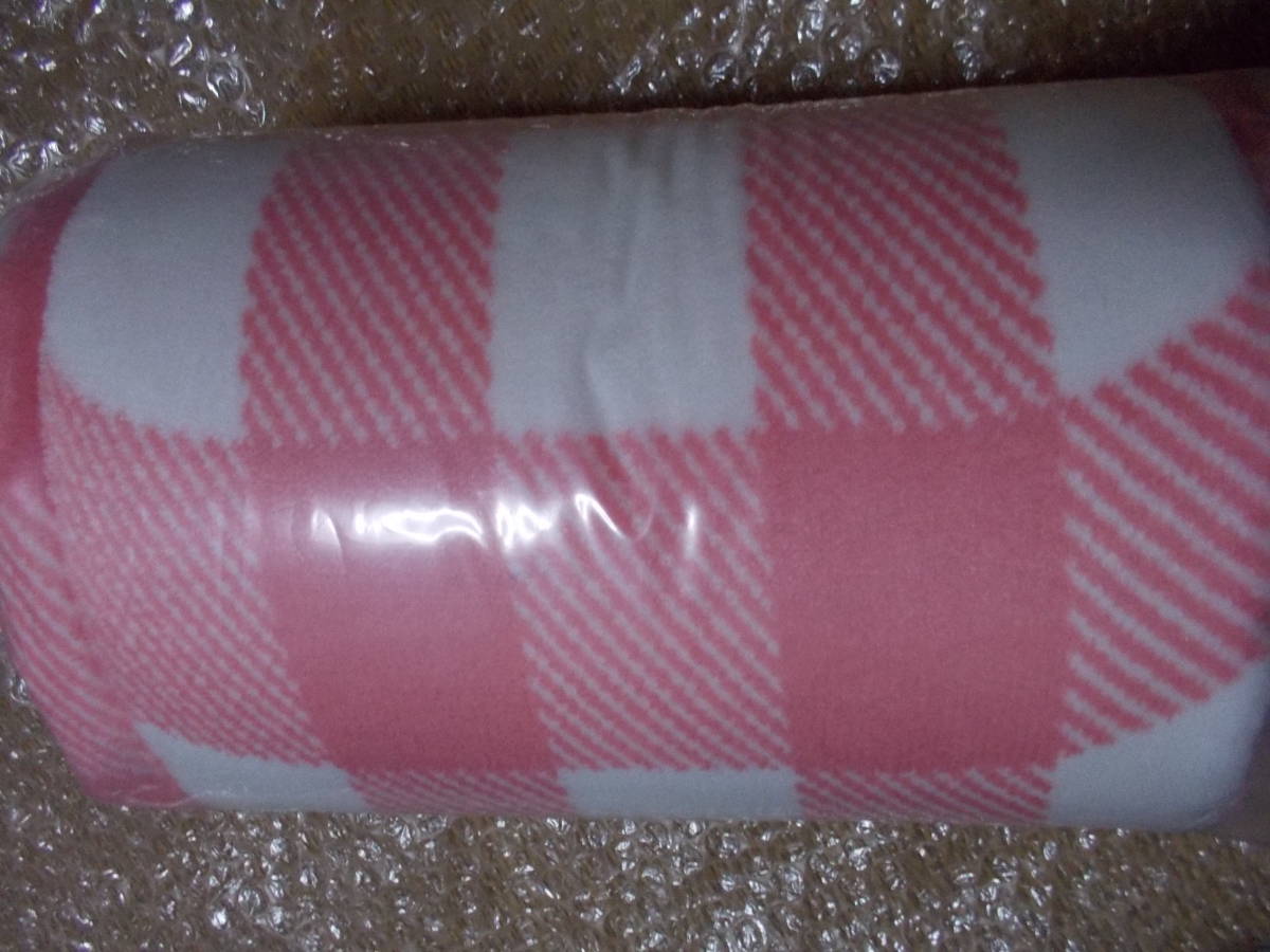 ◆ シングル毛布 チェック柄 マイクロファイバー拍卖