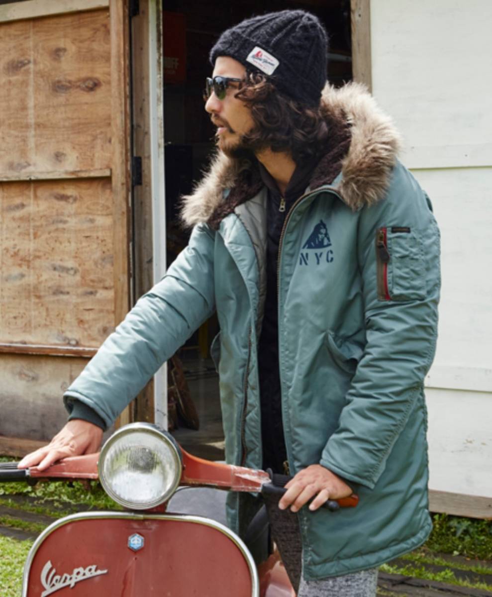 即決 定価79,200円 中古「良品」ヒステリックグラマー N-3B プリマロフト ダウンジャケット モッズコート クリーニング済 R-B34 送料無料拍卖