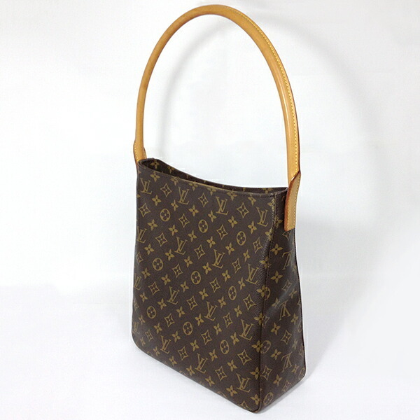 【中古】LOUIS VUITTON ルイヴィトン モノグラム ルーピングGM M51145 ワンショルダー バッグ レディース ブラウン系拍卖