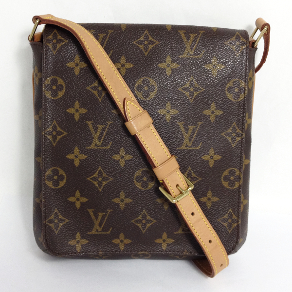 【中古】LOUIS VUITTON ルイヴィトン モノグラム ミュゼット・サルサ ショート M51258 ショルダーバッグ ブラウン 茶拍卖