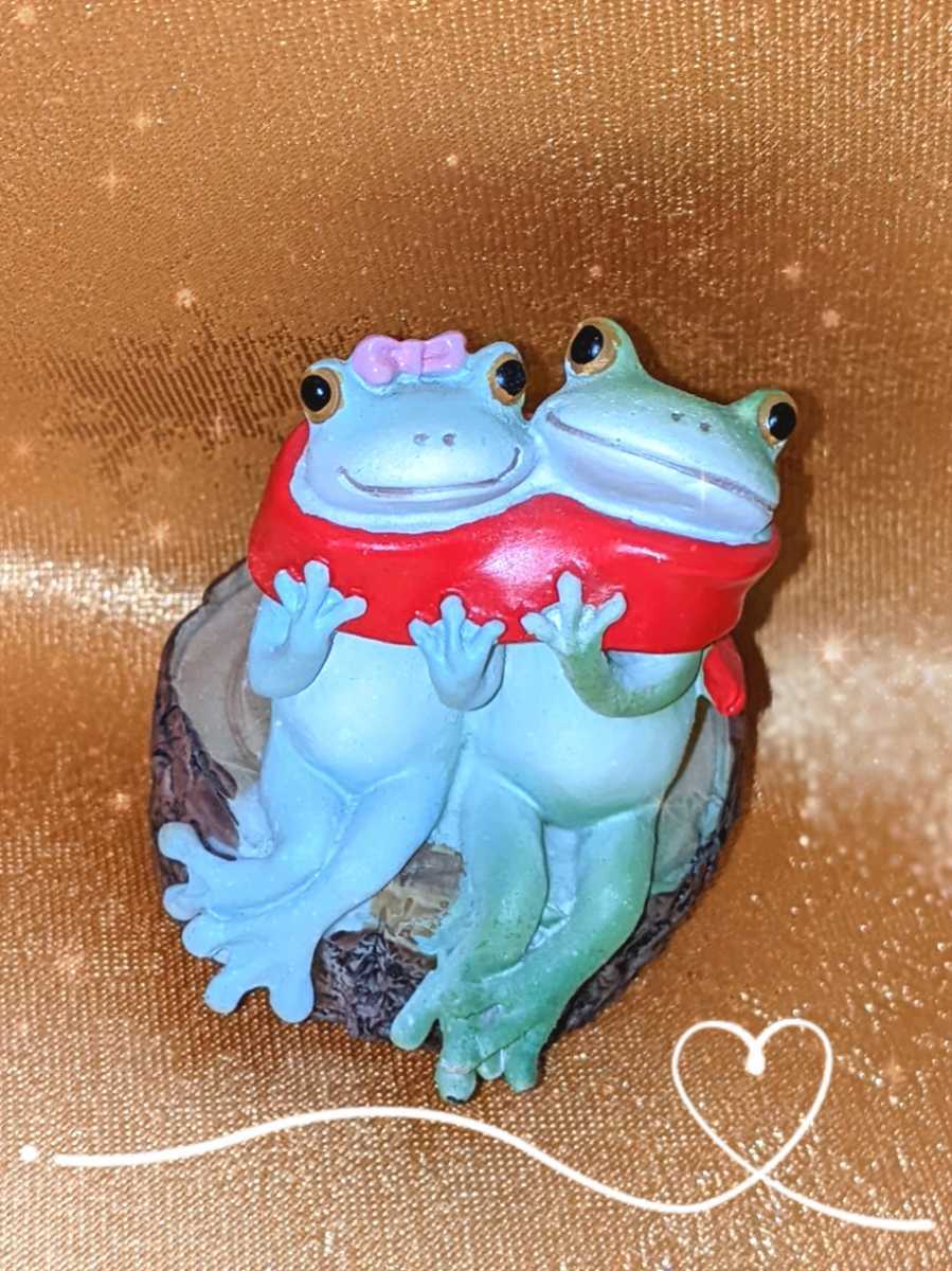 新品 レア 廃盤 コポー カエル マフラー 雑貨 コポー 冬 オーナメント かえる 蛙 飾り 人形 インテリア 初期 コポタロウ コポミ カップル拍卖