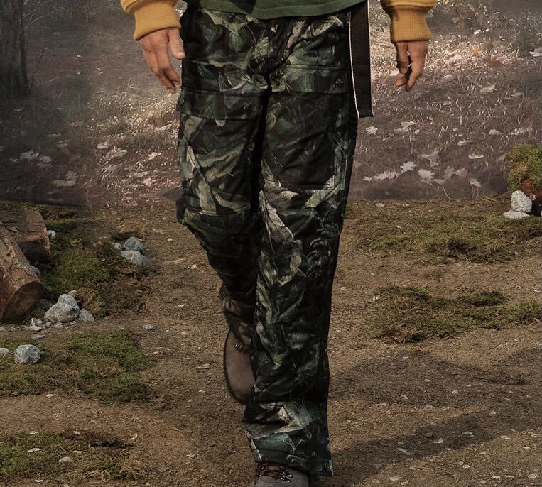 L Camoflage quilted trousers AW20 MENSWEAR IF A TREE FALLS RUNWAY SHOW Collection トラウザーズ カーゴ パンツ カモ reese cooper拍卖