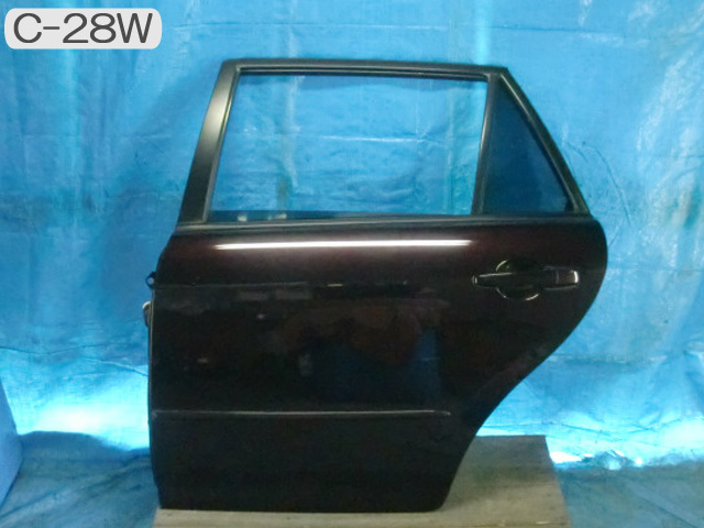 6▼D】 アテンザスポーツワゴン GY3W / 左リアドア G2YB-73-02XB / 28W ラディアントエボニーマイカ / スポイラー付 左後ドア 【832190】 拍卖