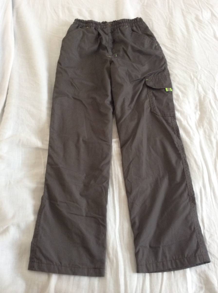 ★ タグ無し新品未使用 ウエスト総ゴム あったか裏起毛 カーゴパンツ 160cm ★拍卖