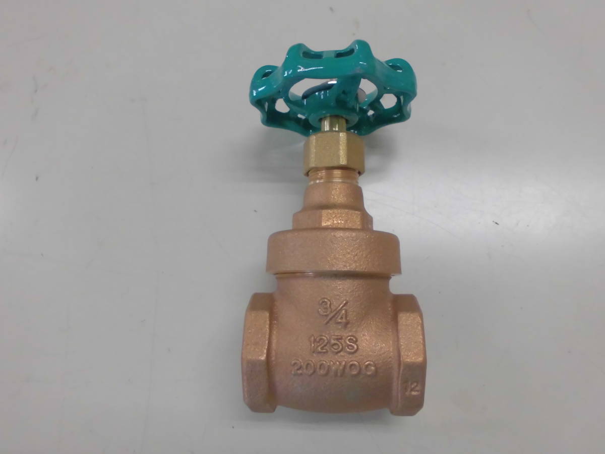 東洋バルブ・青銅ねじ込み形ゲートバルブ・125E型・未使用F拍卖