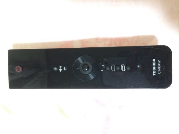 TOSHIBA★東芝★送料無料★純正★テレビ用リモコン★CT-90452★中古★動作品★返金保証あり拍卖