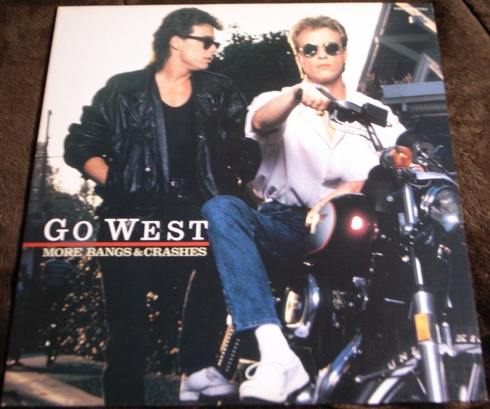 ★ ポップス名盤 LPレコード盤 ゴー・ウエスト 『 モア・バン! アンド・クラッシュ! 』 国内盤 見本盤 ライナー付き Go West ★ 希少!拍卖