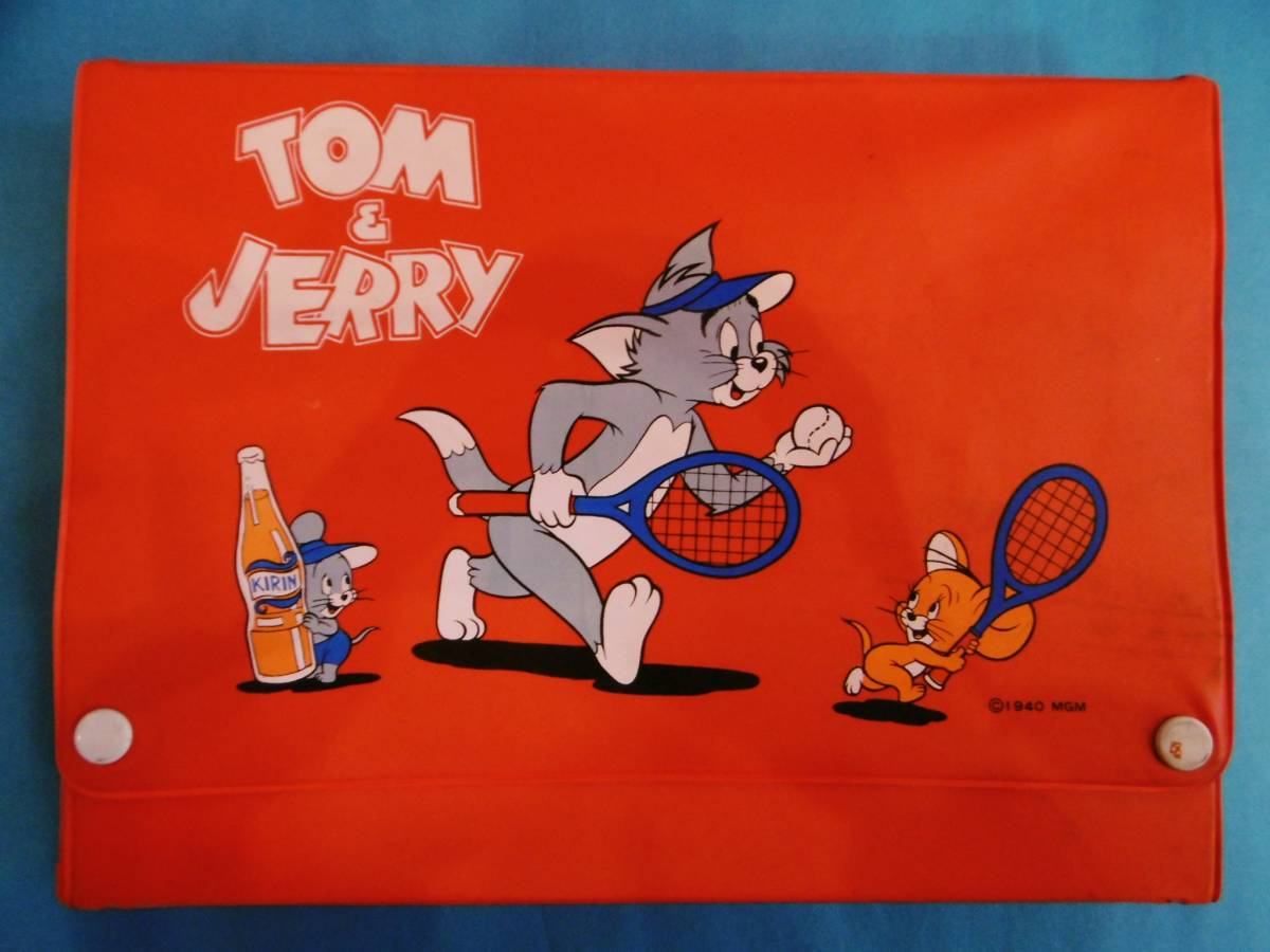 当時物★トムとジェリー/キリンジュース/赤バック/TOM&JERRY/景品販促品昭和レトロ★拍卖