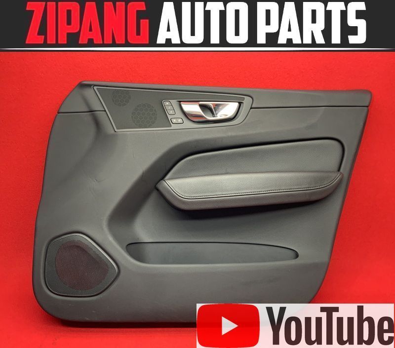 VL029 UB XC60 T5 モーメンタム AWD 本革 右フロント ドア トリム/内張り ◆黒革/ブラック 【動画有り】◎ ★即決★拍卖