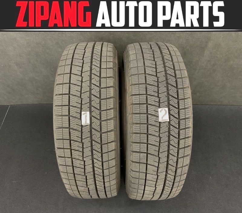 AU087 8X A1 ダンロップ ウインターマックス スタッドレス 185/60R15 2020年 ★2本set ★残溝約8.0mm ★即決拍卖