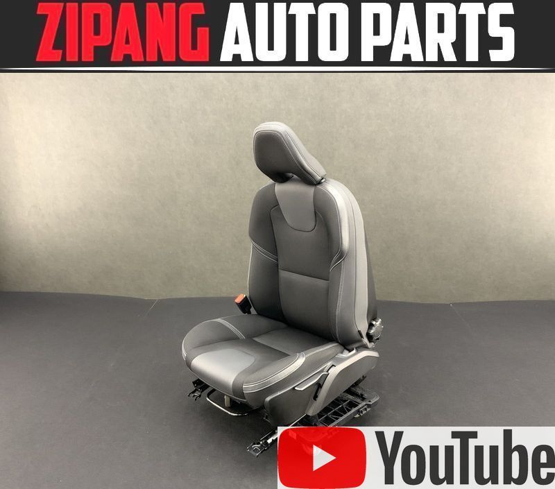 VL036 MB V40 T4 左フロント シート/ヒータ付 助手席 ◆ファブリック/ブラック 【動画有り】○ ★即決★拍卖