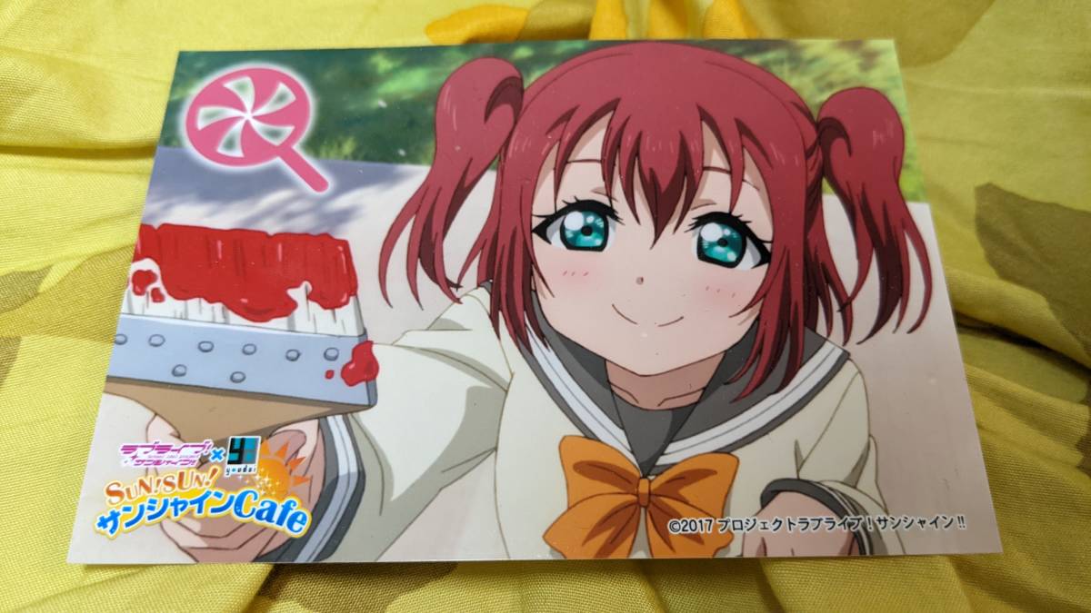 【送料無料】ラブライブ!サンシャイン!! 沼津サンシャインカフェ限定 黒澤ルビィ 非売品ブロマイド(制服) 降幡愛拍卖