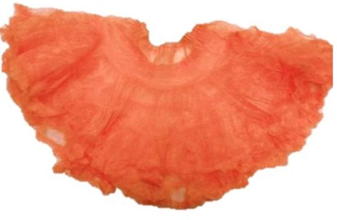 新品●¥1~子供~大人まで●きらきら ふわふわパニエ オレンジ 余興 学芸会ゴムウエスト平置き27cm 適応範囲広い拍卖