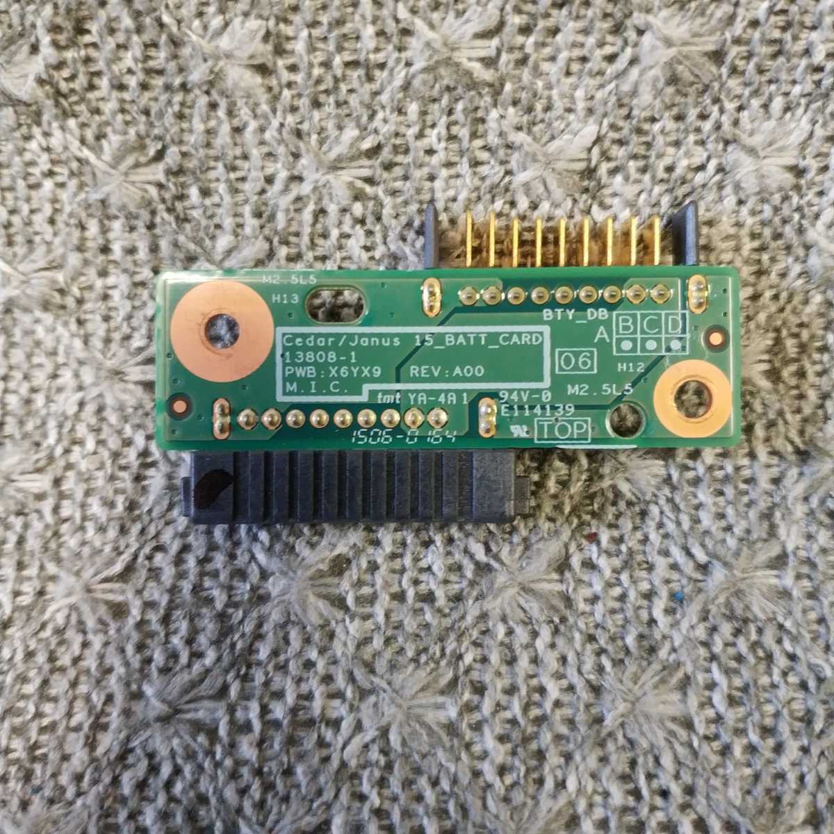 岐阜 即日 送料198円 ★ DELL Vostro 15 3000 Series 等用 純正バッテリコネクタボード 13808-1 X6YX9 中古品 ★ 動作確認済 A414拍卖