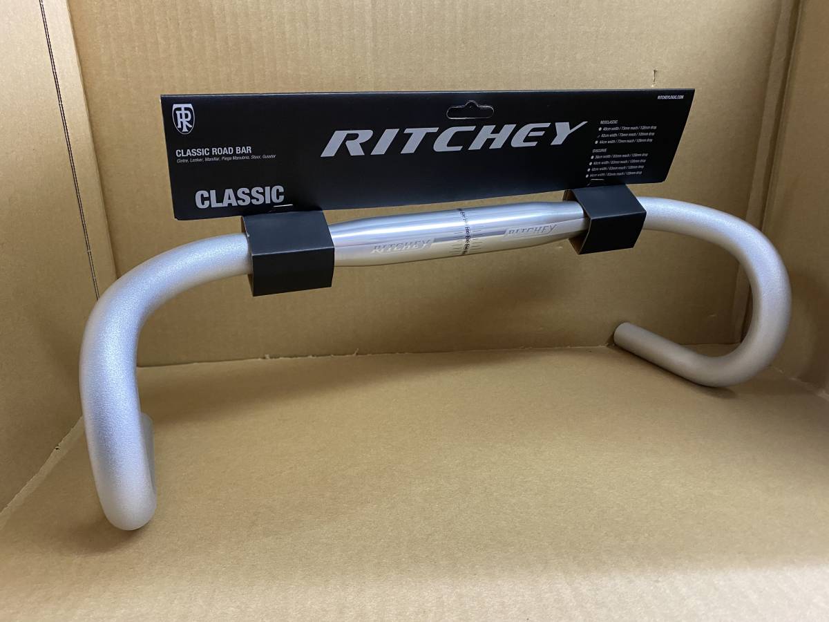 RITCHEY リッチー CLASSIC NEO CLASSIC ドロップバー シルバー 420mm 新品未使用 拍卖