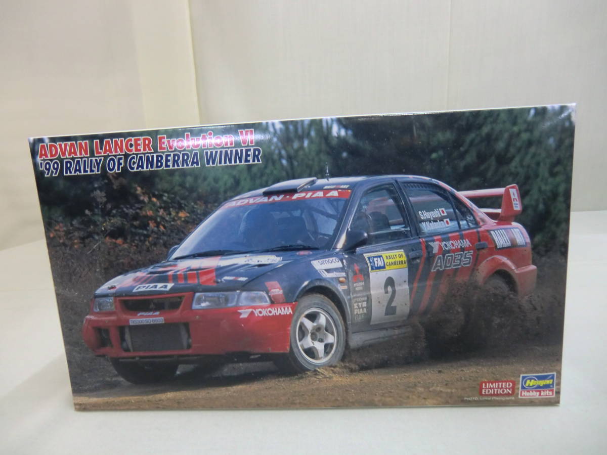 1:24 アドバンランサーエボリューションⅣ ”99ラリーオブキャンベラウイナー” 限定品 HASEGAWA 20443拍卖
