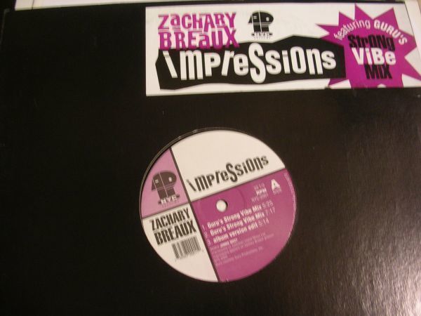 ●CLUB ACID JAZZ 12”●ZACHARY BREAUX/IMPRESSIONS拍卖