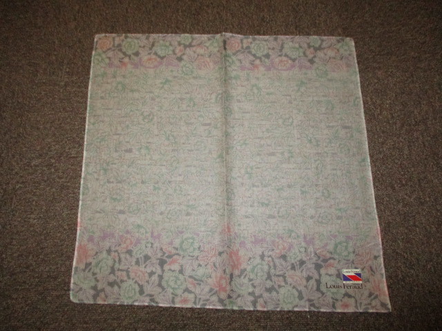 Louis Feraul 花柄ハンカチ 未使用拍卖