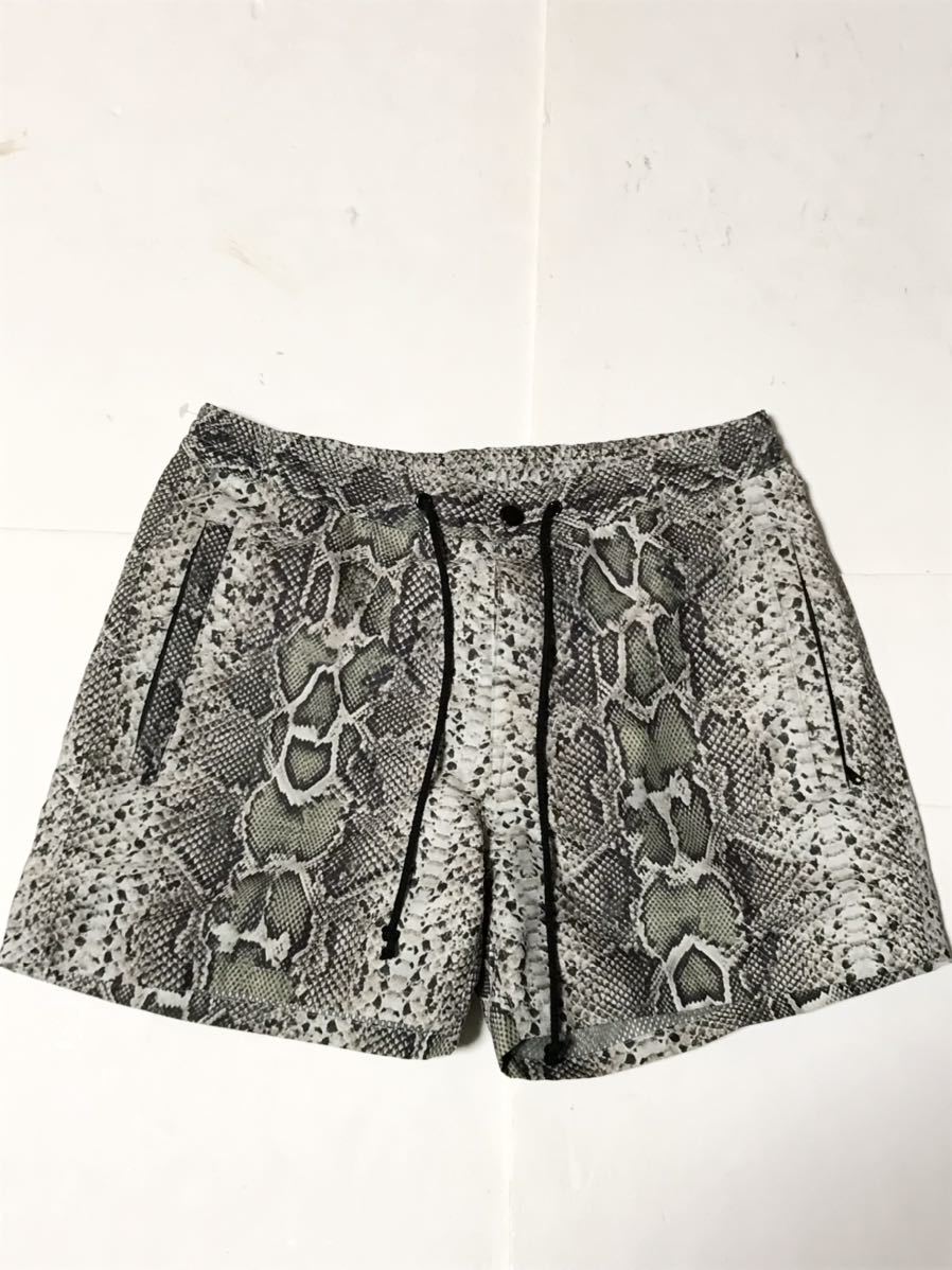 新品★ミスタージェントルマン MR.GENTLEMAN ショートパンツ パイソン スネーク 蛇柄 EASY PANTS シャカゾンビ BIGO オオスミ拍卖