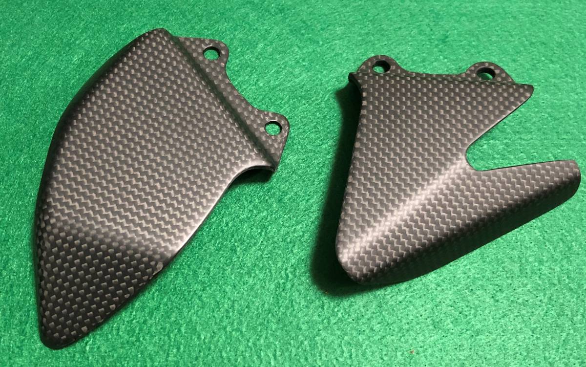 MVアグスタ MVagusta F4 1000/RR カーボンヒールガード 2010-2017 艶なしクリア仕上げ拍卖