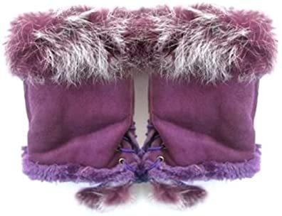 新品●送料無料●ラピットファー※ パープル ※ 手袋 グローブ●ふわ 手袋可愛い 手袋 スマホも パソコンもはめたまま拍卖