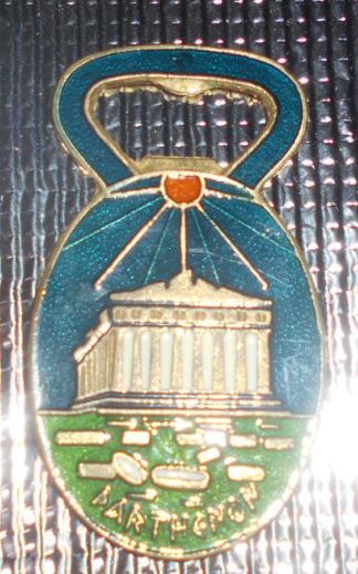 飾り物 金属製 材質不詳 欧風 記念物 PARTHENON パルテノン BRONZE 希少品拍卖