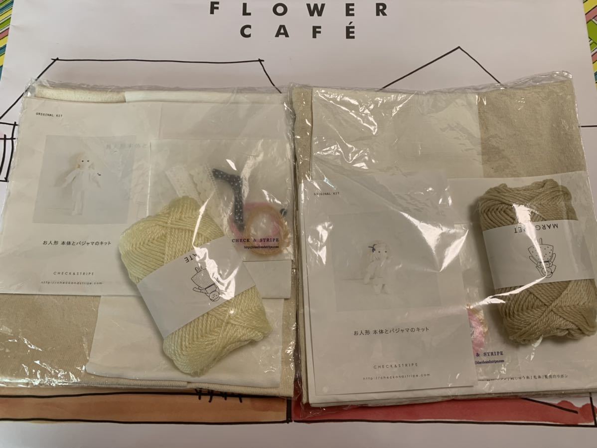 ☆CHCK &STRIPE ☆マーガレット&ケイトの人形キット拍卖