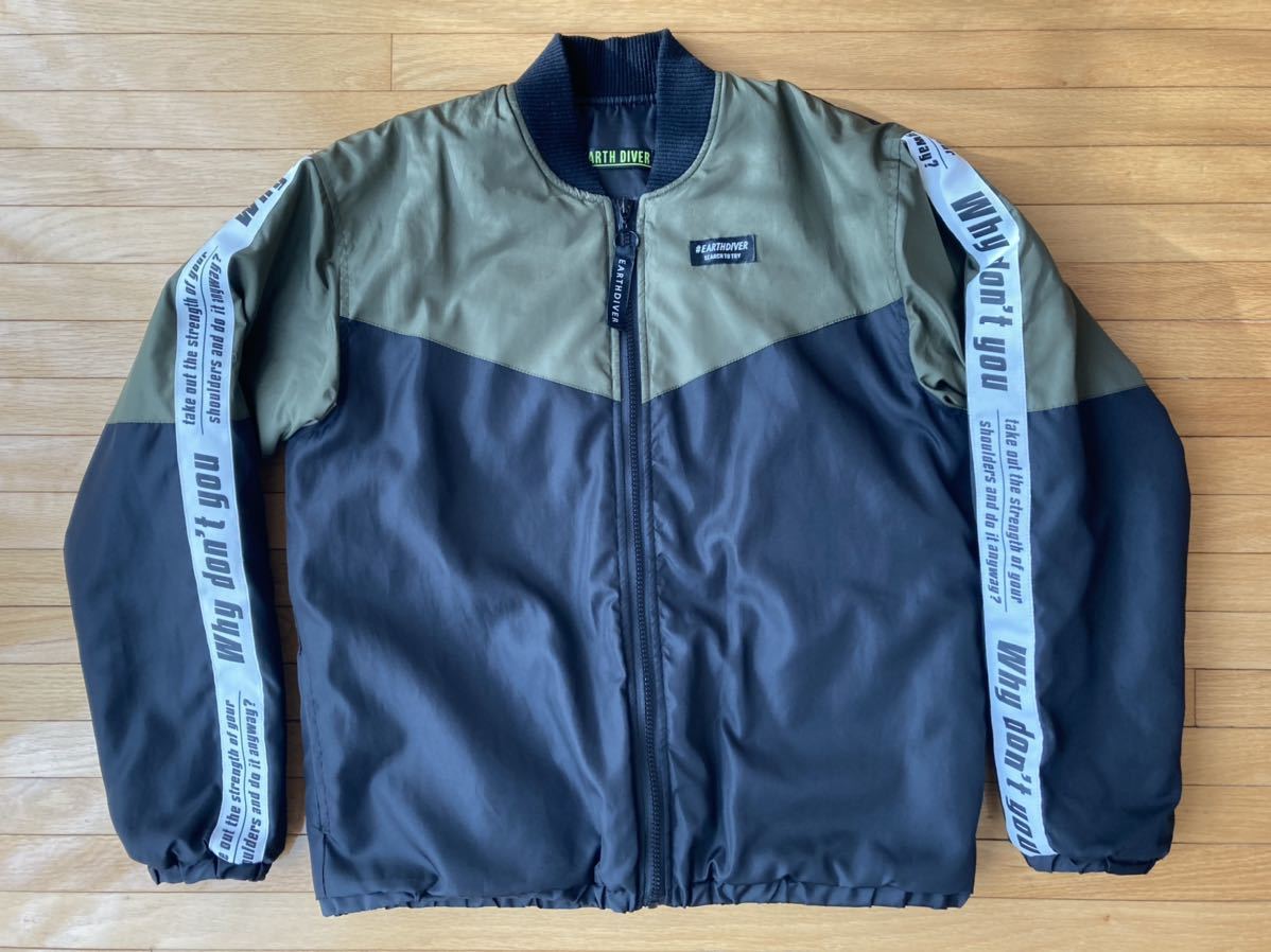 美品■EARTHDIVER(アースダイバー)■黒のジャンパー■160cm拍卖