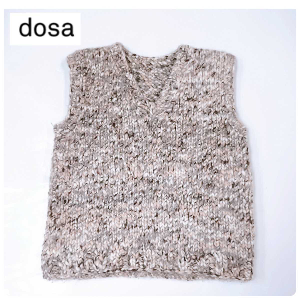 dosa ドーサ アルパカ ニット ベスト サイズ1拍卖