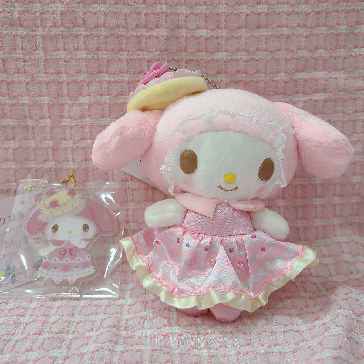 ☆【サンリオ】マイメロ マスコットホルダー アクリルスタンド ローズ SWEET LOOKBOOK バースデードール ぬいぐるみ アクスタ拍卖