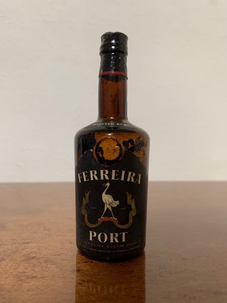 激レア!推定1940年代!【FERREIRA PORT】フェレイラ ポート ワイン ミニボトル 未開封 古酒 Vintage ヴィンテージ ミニチュアボトル拍卖