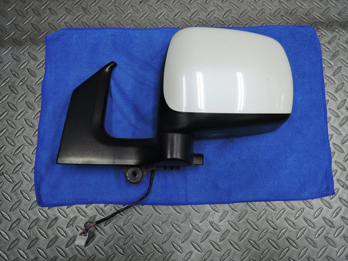 ・ MH21S ワゴンR FX-Sリミテッド 純正 【訳アリ品】 左 ドアミラー 電格動作OK サイドミラー 白系 ホワイト S-5796拍卖