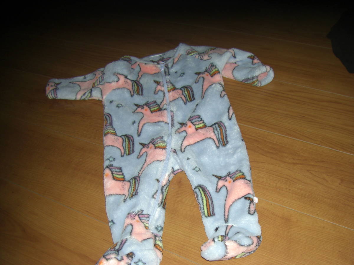 next 3~6mths ユニコーン フリースロンパース 拍卖