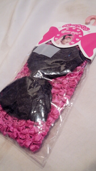 Bitterpopoベビーヘアバンド【ピンク×ブラック】拍卖