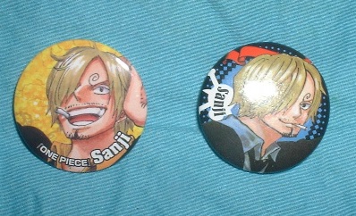 ナツコミ(2015,2016) ワンピース缶バッジ サンジ2種セット拍卖